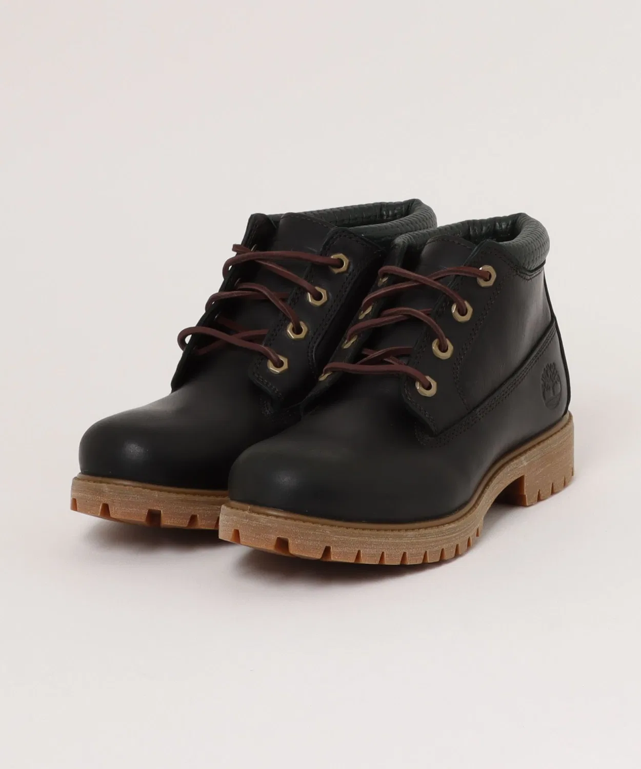 Полуботинки Timberland Nelson Chukka FG, кожа, зелёные