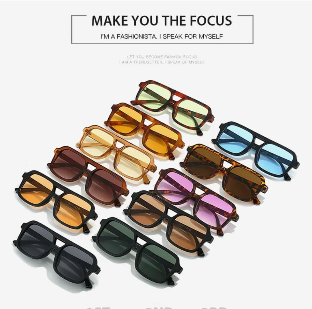 

Популярные модные солнцезащитные очки для женщин с прозрачными линзами с градиентом «океан», мужские очки с защитой от УФ-излучения UV400 TYUVIVO, Light Brown