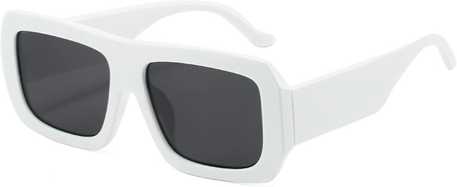 

Ретро-солнцезащитные очки-пилот квадратной формы для женщин и мужчин, винтажный стиль 70-х, модные солнцезащитные очки с плоской верхней частью и прямоугольной формой mincl, C1