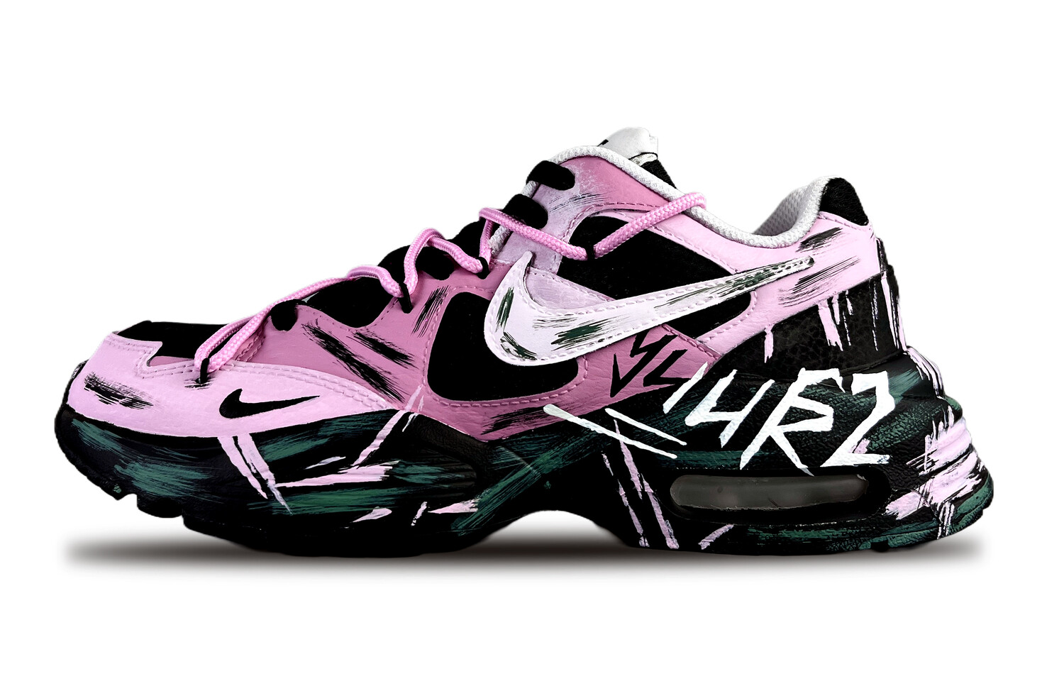 

Кроссовки Air Max Fusion женские с низким верхом розовые/черные Nike
