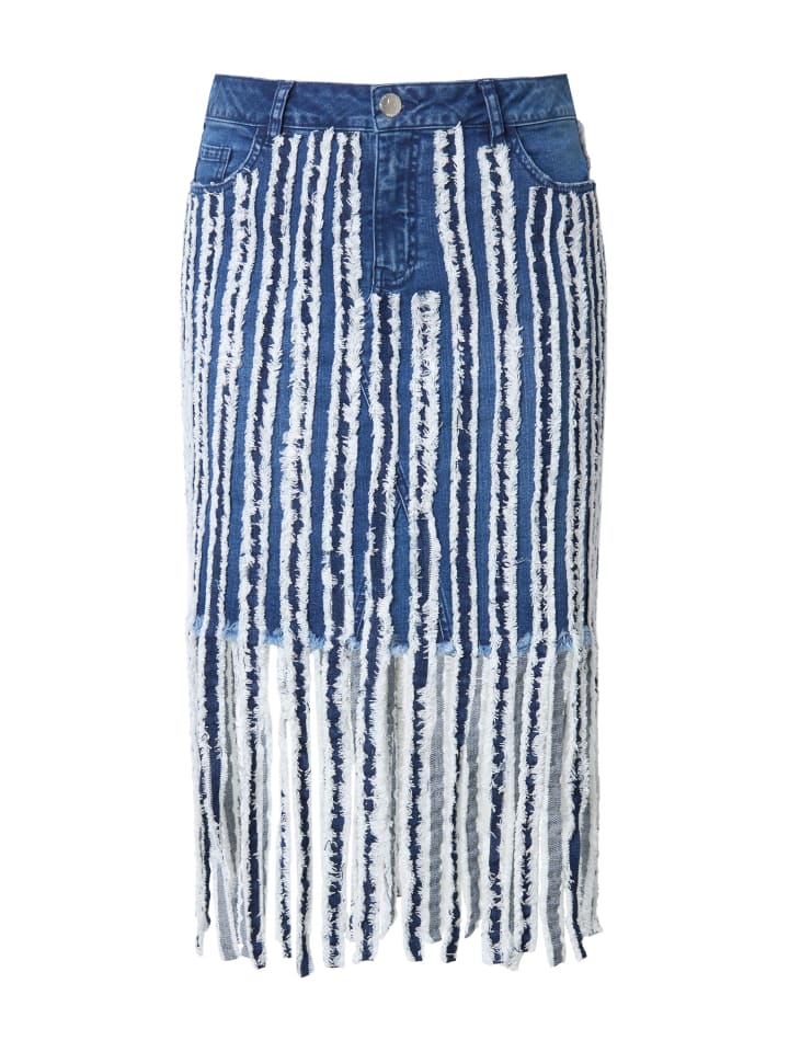 

Юбка длиной до колена Angel of Style, цвет blue stone