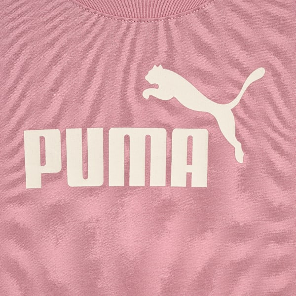 Футболка для маленьких детей Core No. 1 Logo Puma, розовый — фото 3