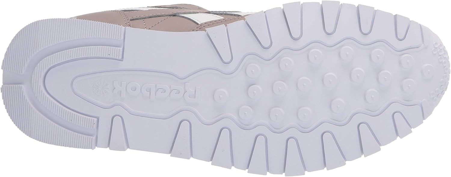 Мужские винтажные кроссовки Reebok Classic Leather 1983, белый/красный/серый — фото 4