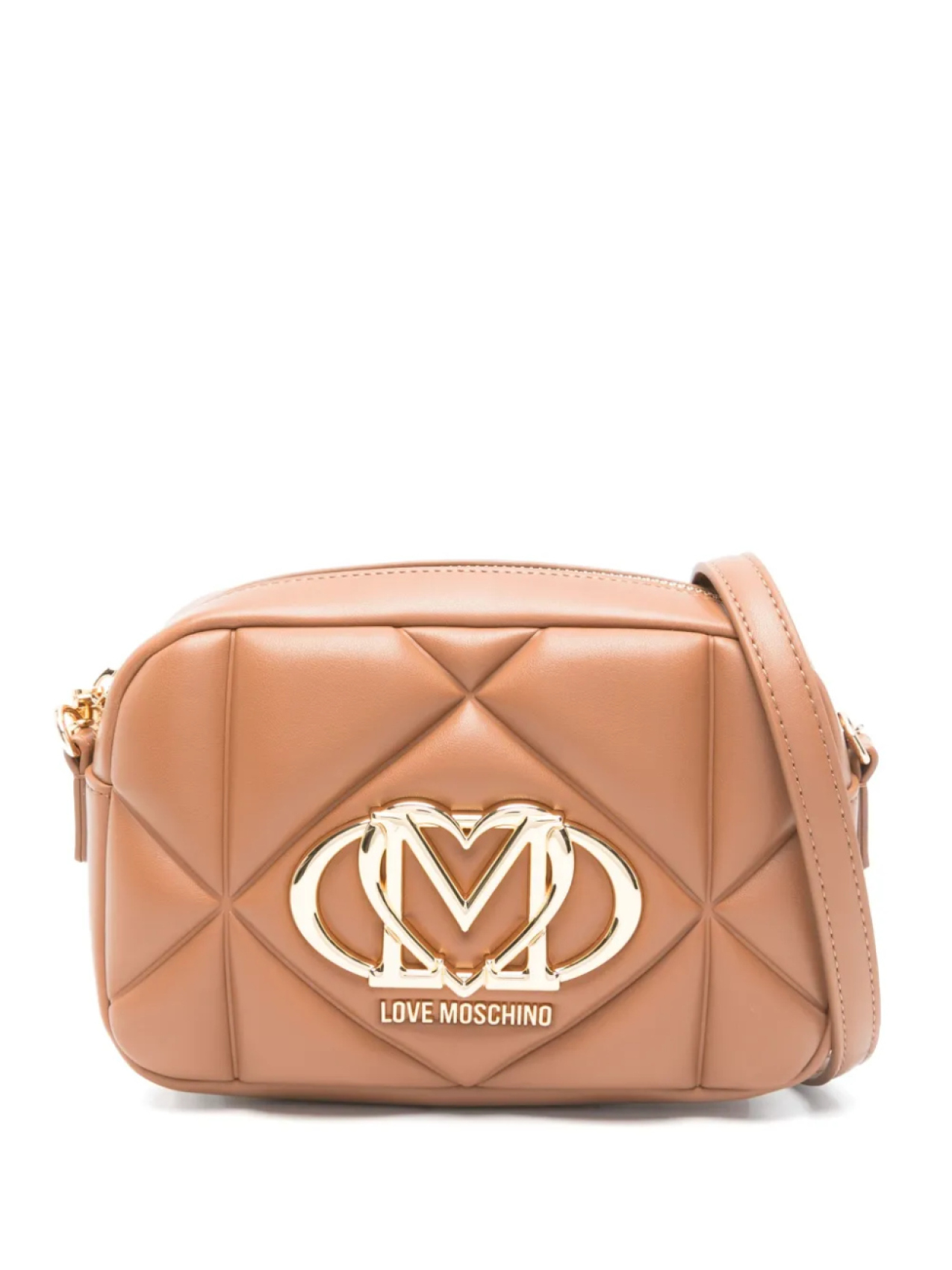 

Love Moschino сумка через плечо с логотипом, коричневый