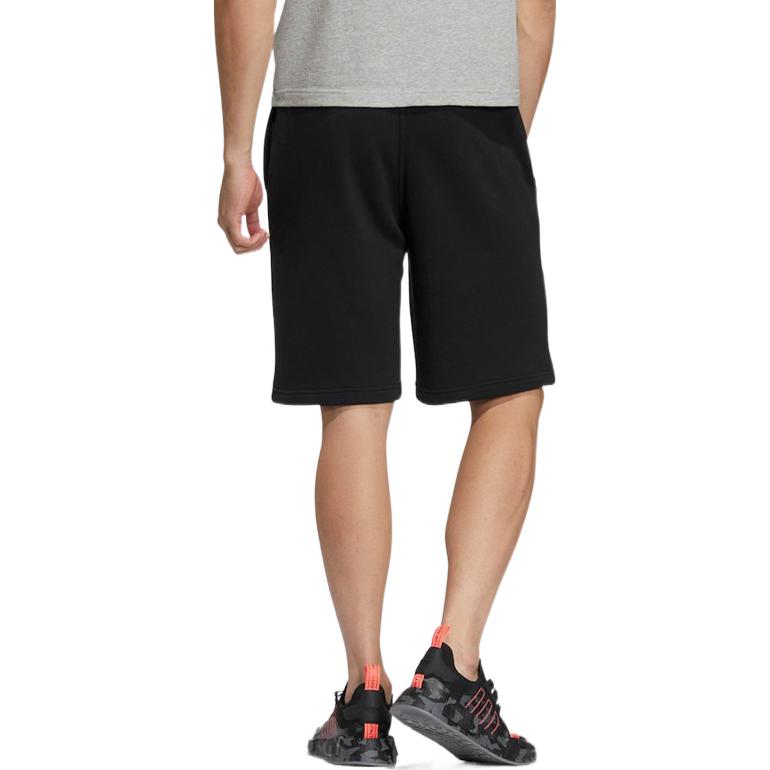Шорты adidas Pink Logo Printing Elastic Waistband Sports Shorts Black IA9077 — фото 2