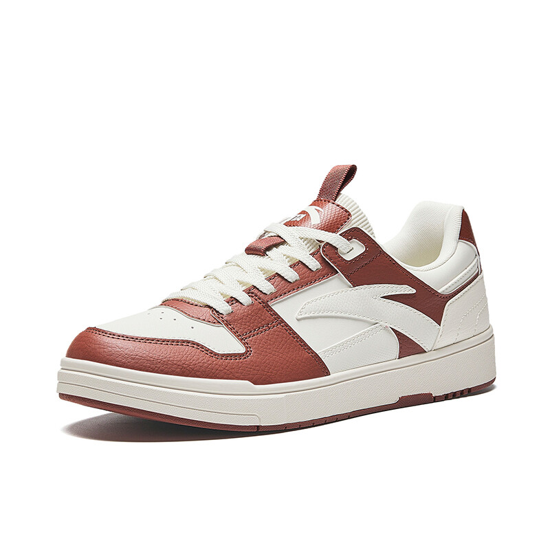 Кроссовки ANTA Street Naughty Skateboarding Shoes Men Low-top Smoked Red/Ivory White, красный — фото 2