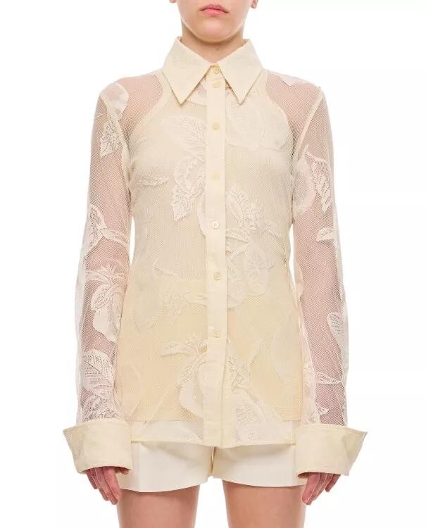 

Кружевная рубашка asti Sportmax, белый