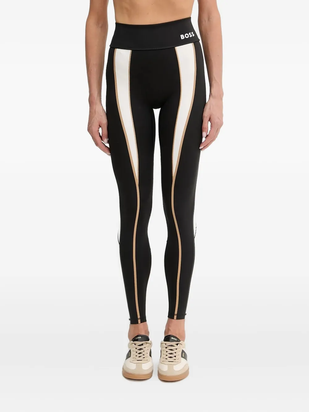 

Леггинсы со вставками BOSS, черный
