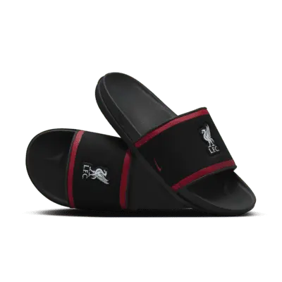 

Шлепанцы Nike Offcourt (Liverpool FC) Soccer Slides, цвет Black/Dark Smoke Grey/Gym Red