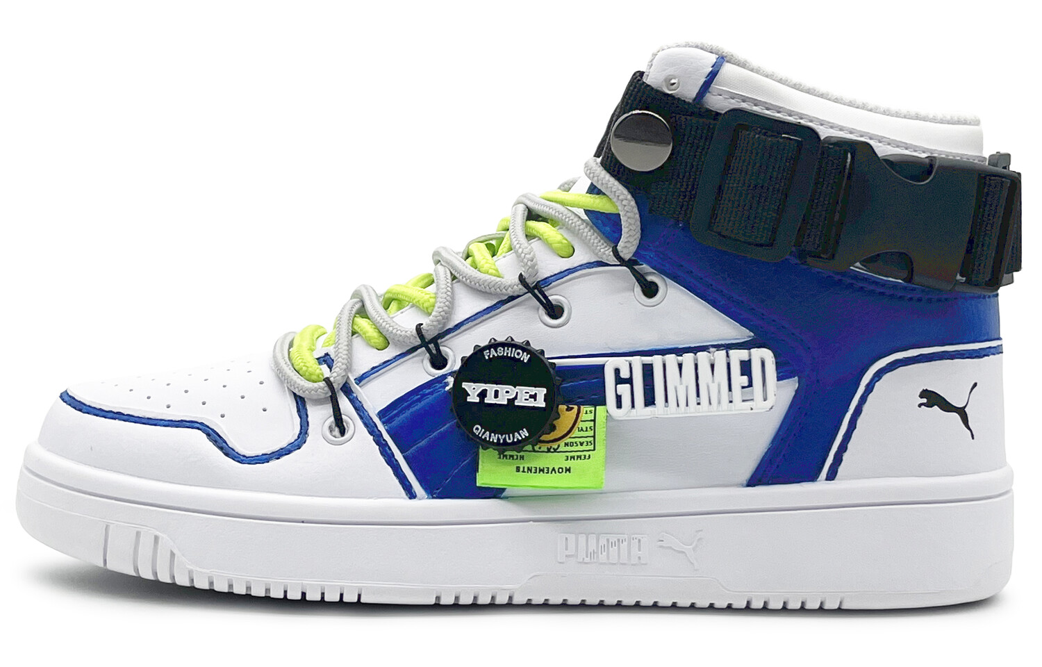 

Баскетбольные кроссовки Rebound Layup унисекс среднего размера белые Puma