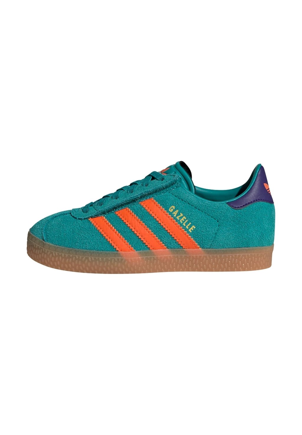 

Кроссовки GAZELLE Adidas Originals, цвет Pure Teal Impact Orange Collegiate Purple