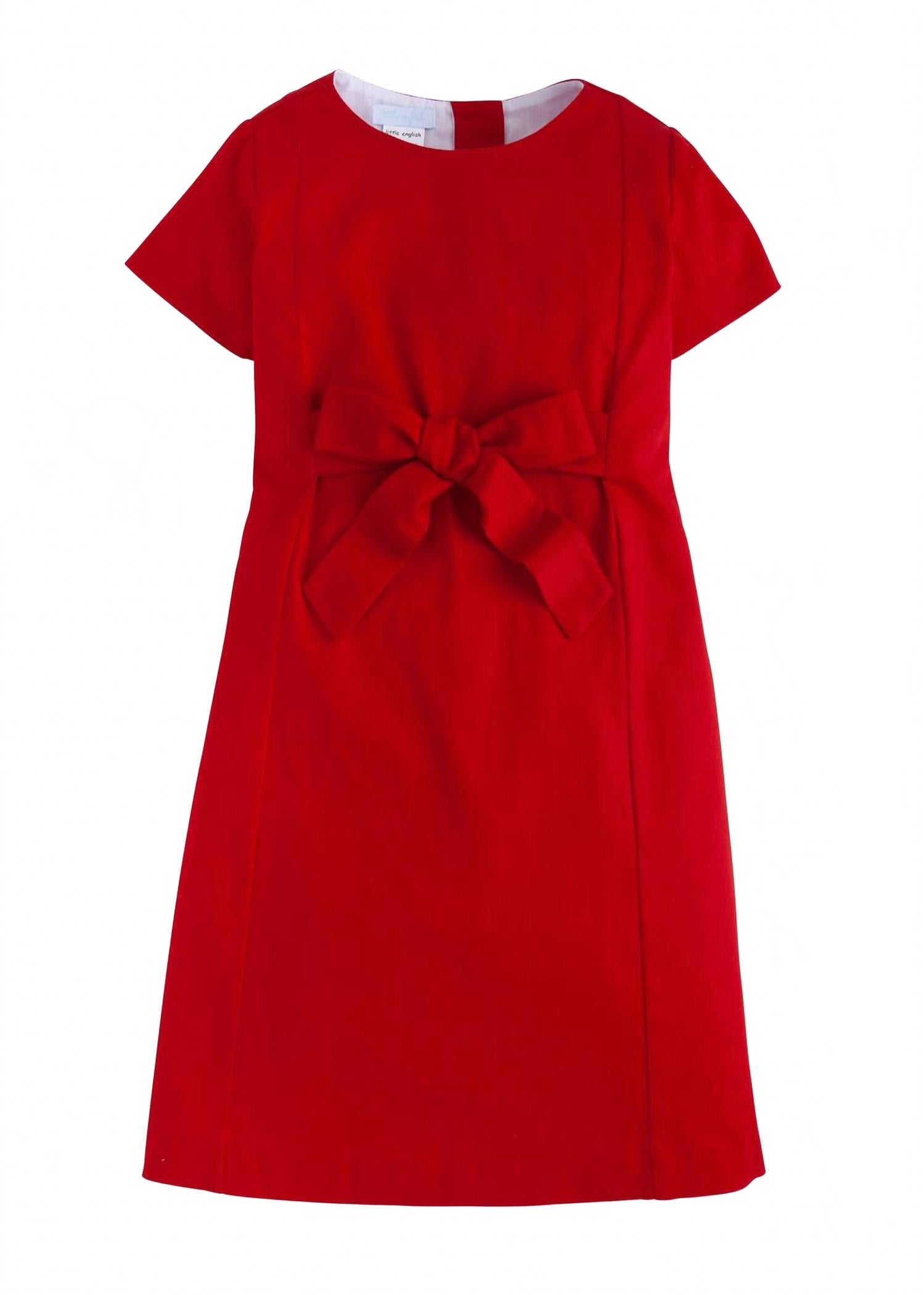 

Детское платье Cora в красном цвете LITTLE ENGLISH