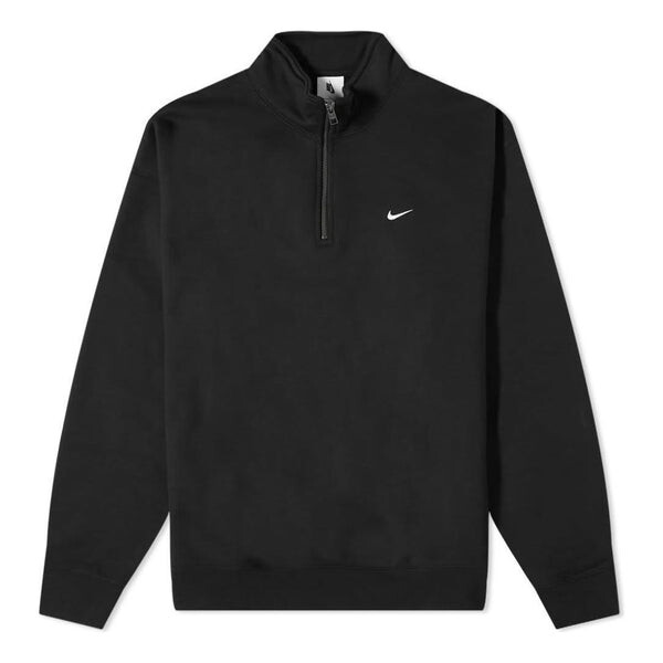 

Толстовка Nike Solo Swoosh 1/4 Zip Top Black, черный