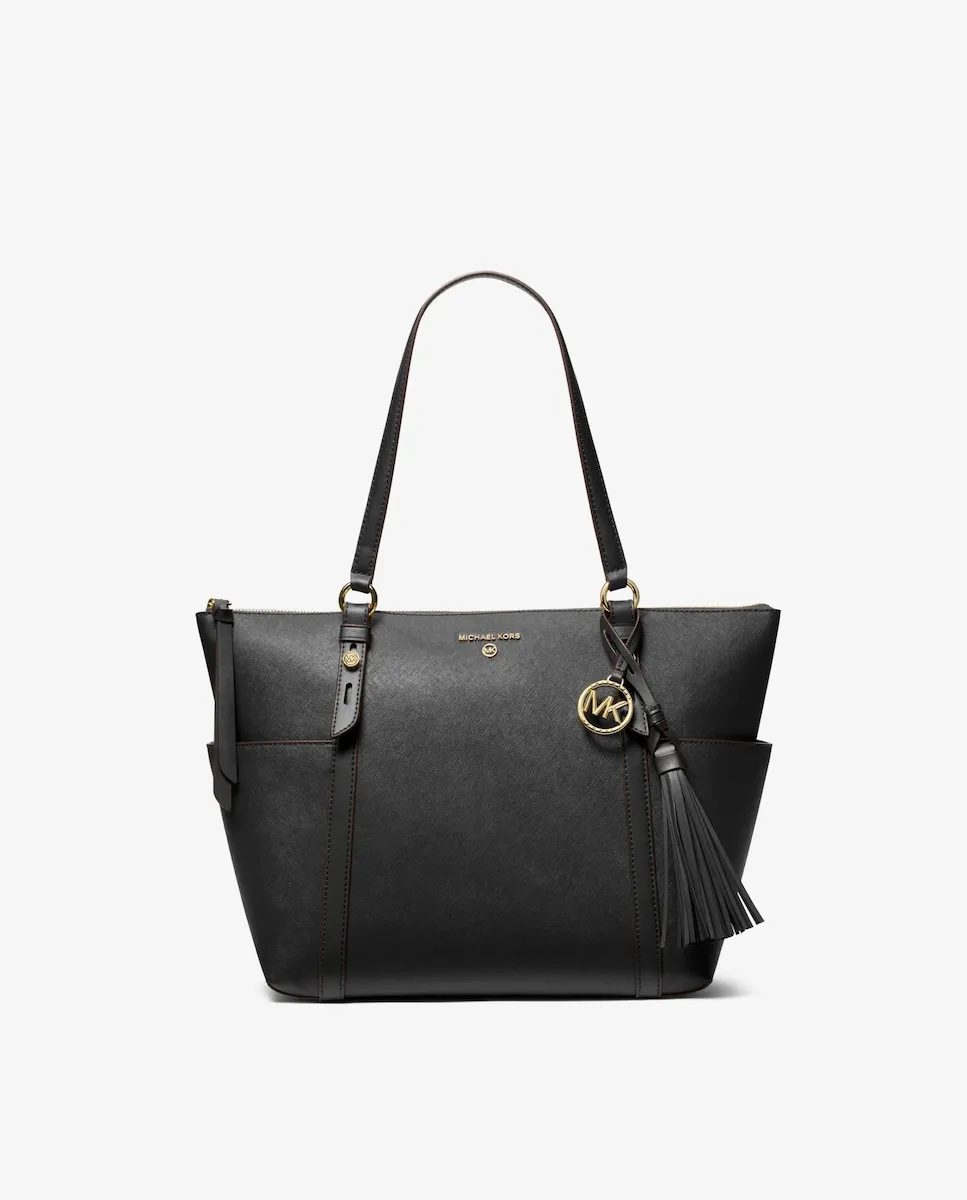 

Сумка-тоут Салливан из кожи Michael Michael Kors, черный
