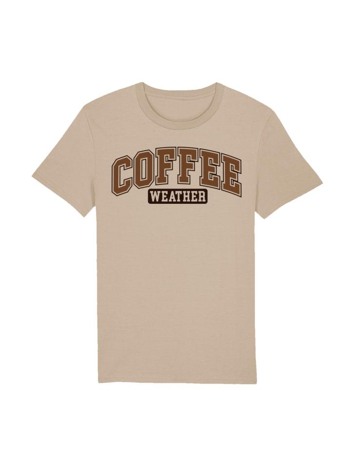 

Футболка F4NT4STIC T-Shirt Coffee Weather Winter Holiday Weihnachten, цвет desert dust