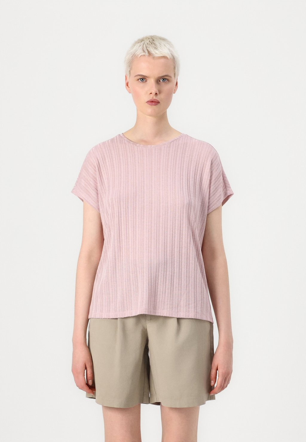 

Базовая футболка ONLIRINA O NECK ONLY, светло-розовый