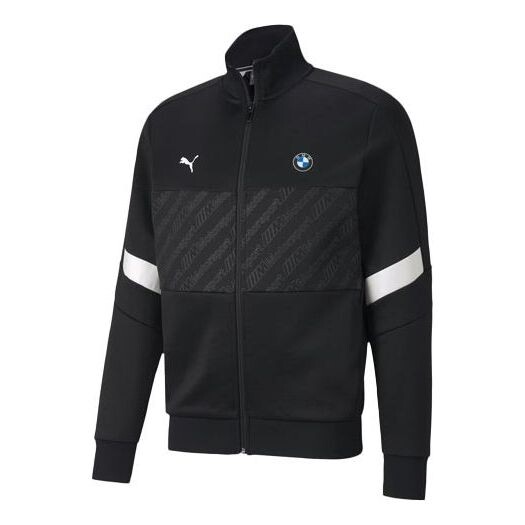 

Куртка x bmw motorsports track jacket 'black white' Puma, черный