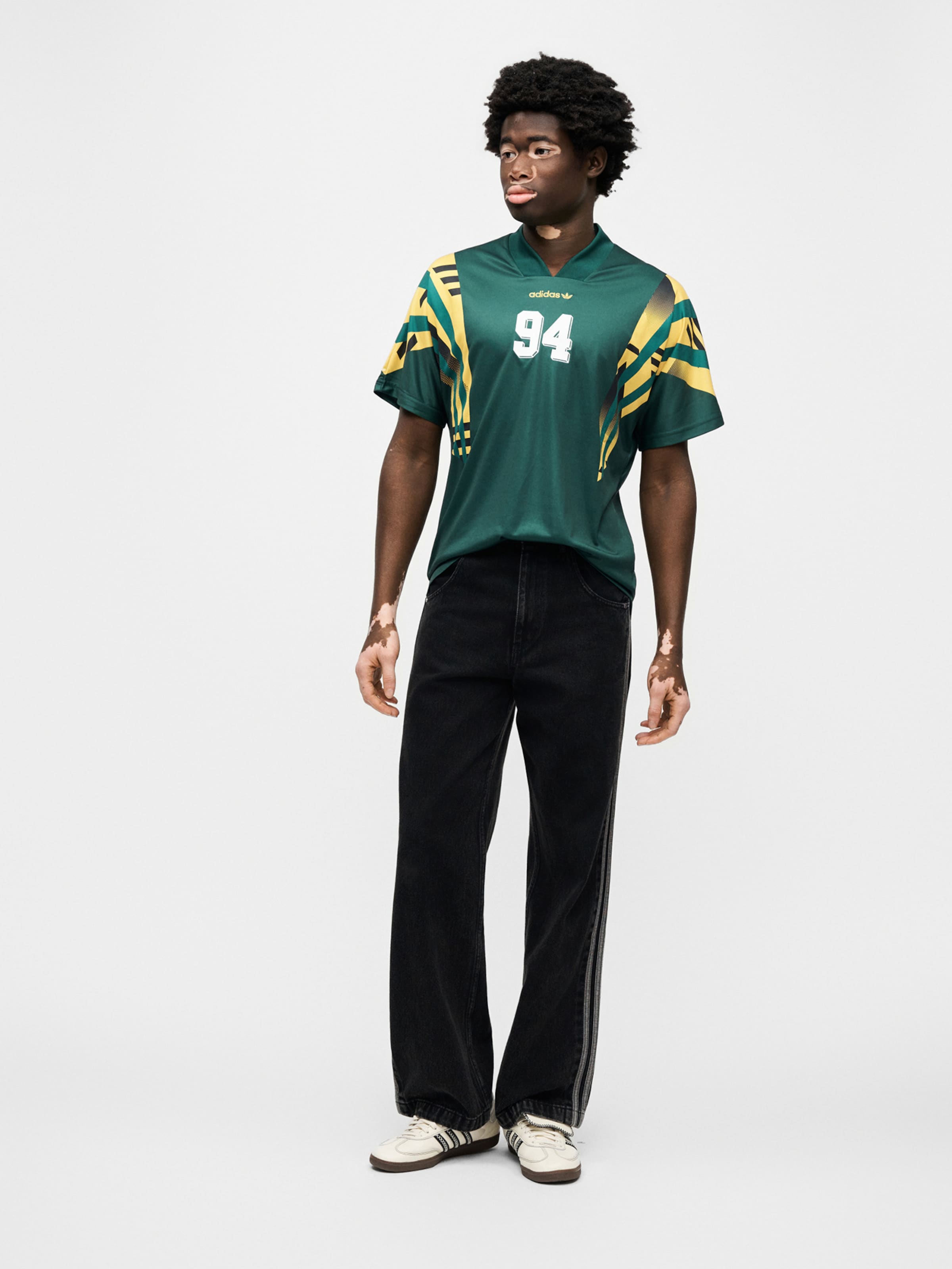 Adidas Originals Футболка 'SANTIAGO JSY' в цвете Fir — фото 4