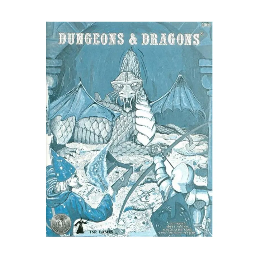 

Basic Rulebook (Pastel Blue, Silver Anniversary Edition), Advanced Dungeons & Dragons (2nd Edition) - Silver Anniversary Box Set & Modules, мягкая обложка