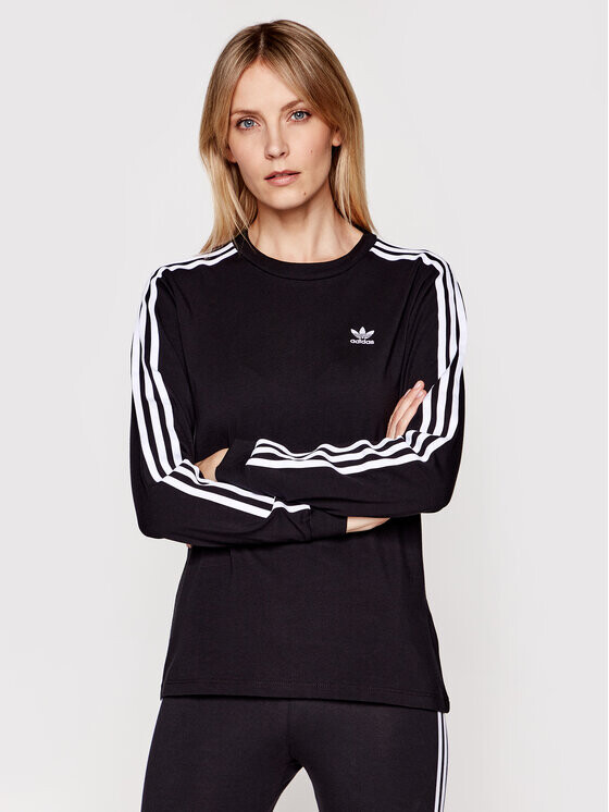 

Блузка стандартного кроя Adidas, черный