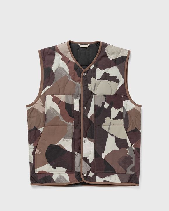 

Жилет Norse Projects Peter Camo Nylon Insulated Vest, цвет espresso