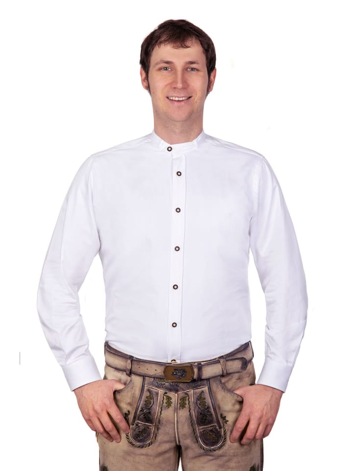 

Традиционная рубашка Edelnice «Петр» в белом цвете