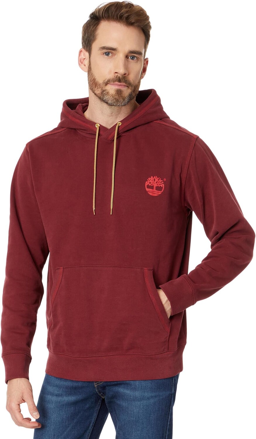 

Худи Timberland Elevated Hoodie Authentic, цвет Dark Port