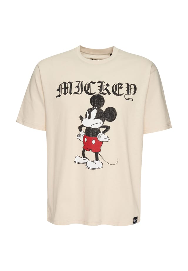 

Футболка Disney Grumpy Mickey в классическом дизайне Re:Covered, экрю