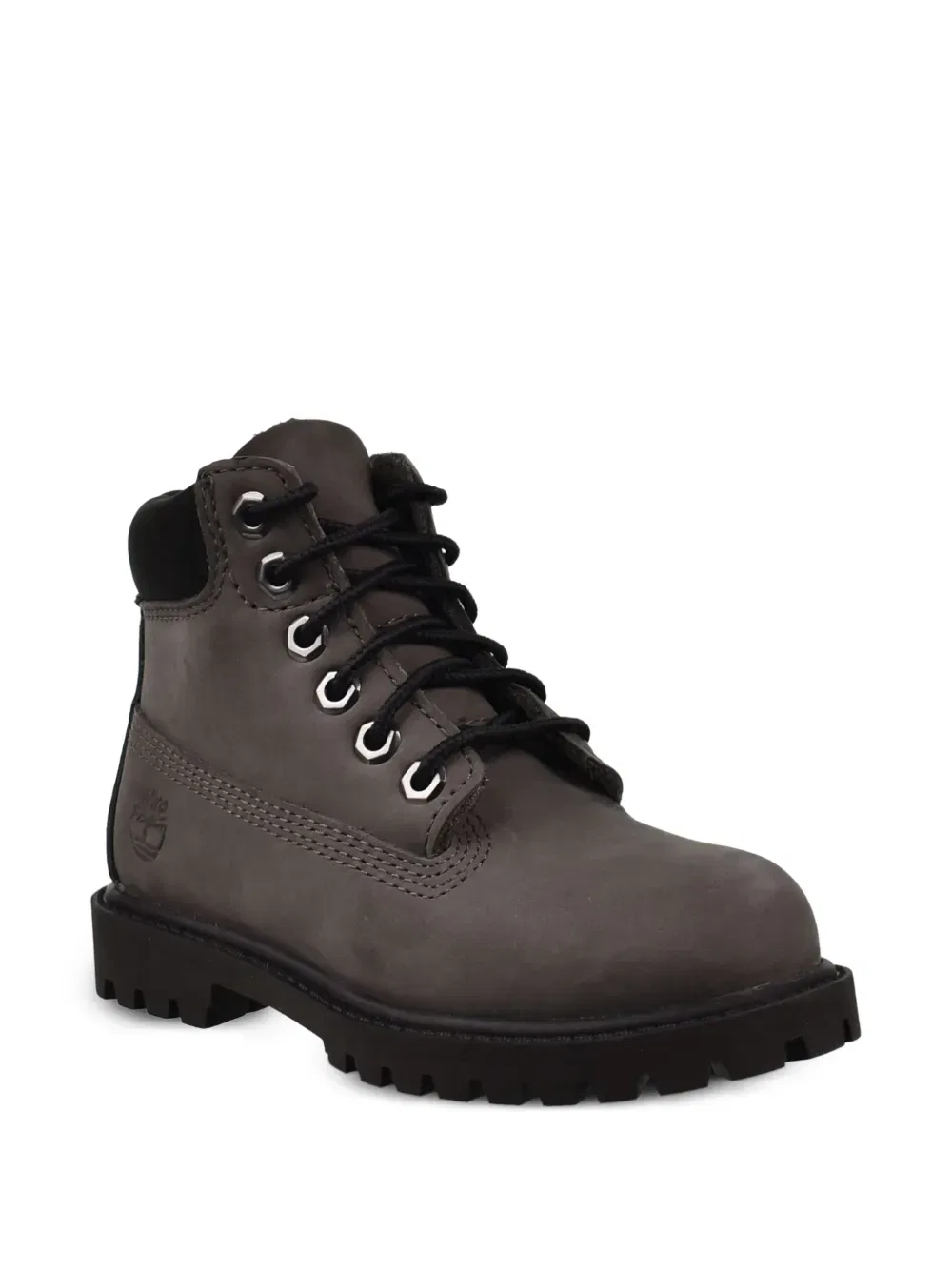 Ботинки кожаные серые Timberland Kids