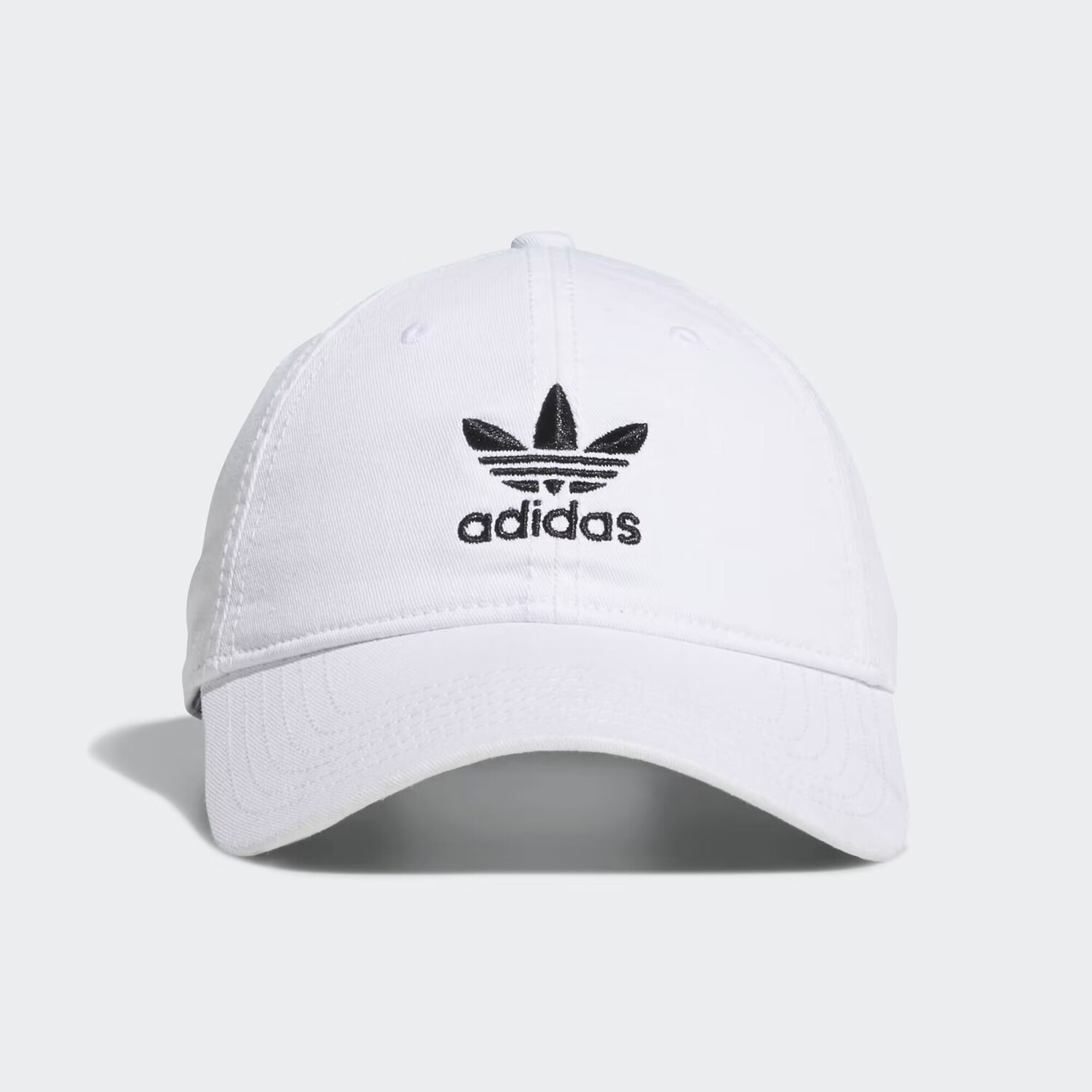 

Стираная непринужденная шляпа Adidas, цвет White