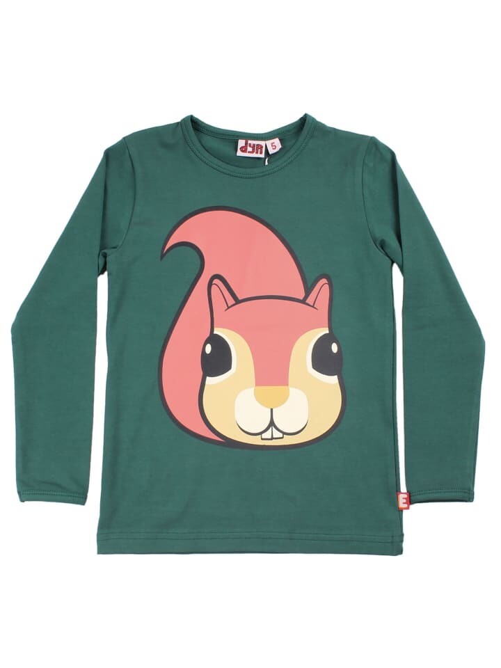 

Рубашка с длинным рукавом Danefae Eichhörnchen, зеленый