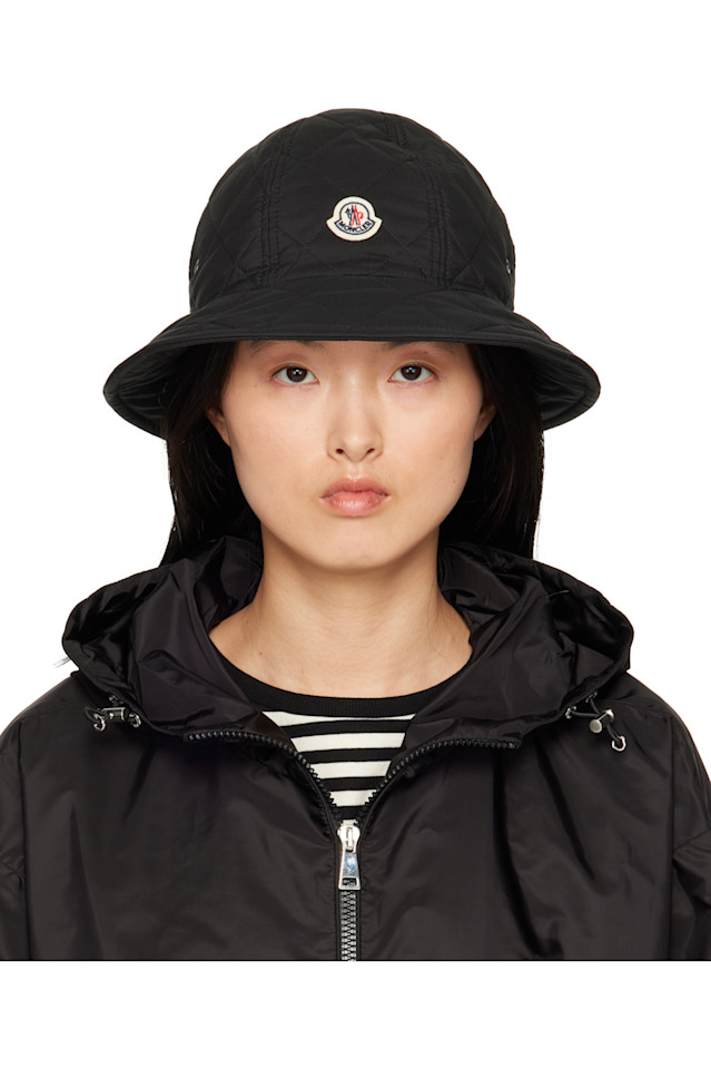 

Стеганая панама Moncler, черный