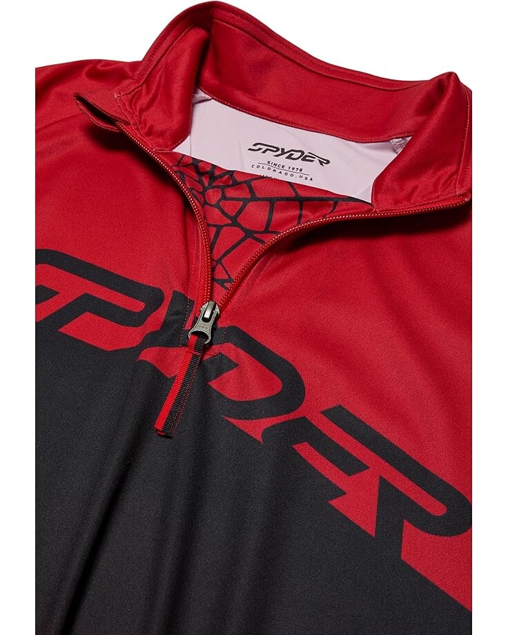 Топ Spyder Kids Incline 1/2 Zip Top, цвет Spyder Red — фото 2