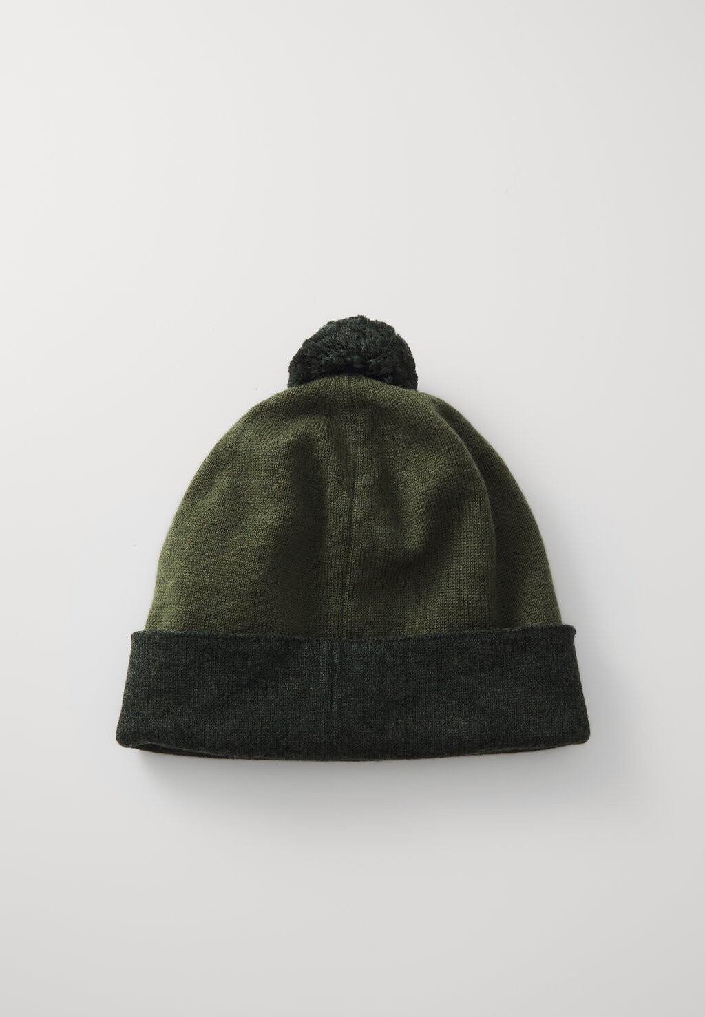 

Шапка /29 MID MERINOULL POM BEANIE Norrøna, цвет Mottled Olive