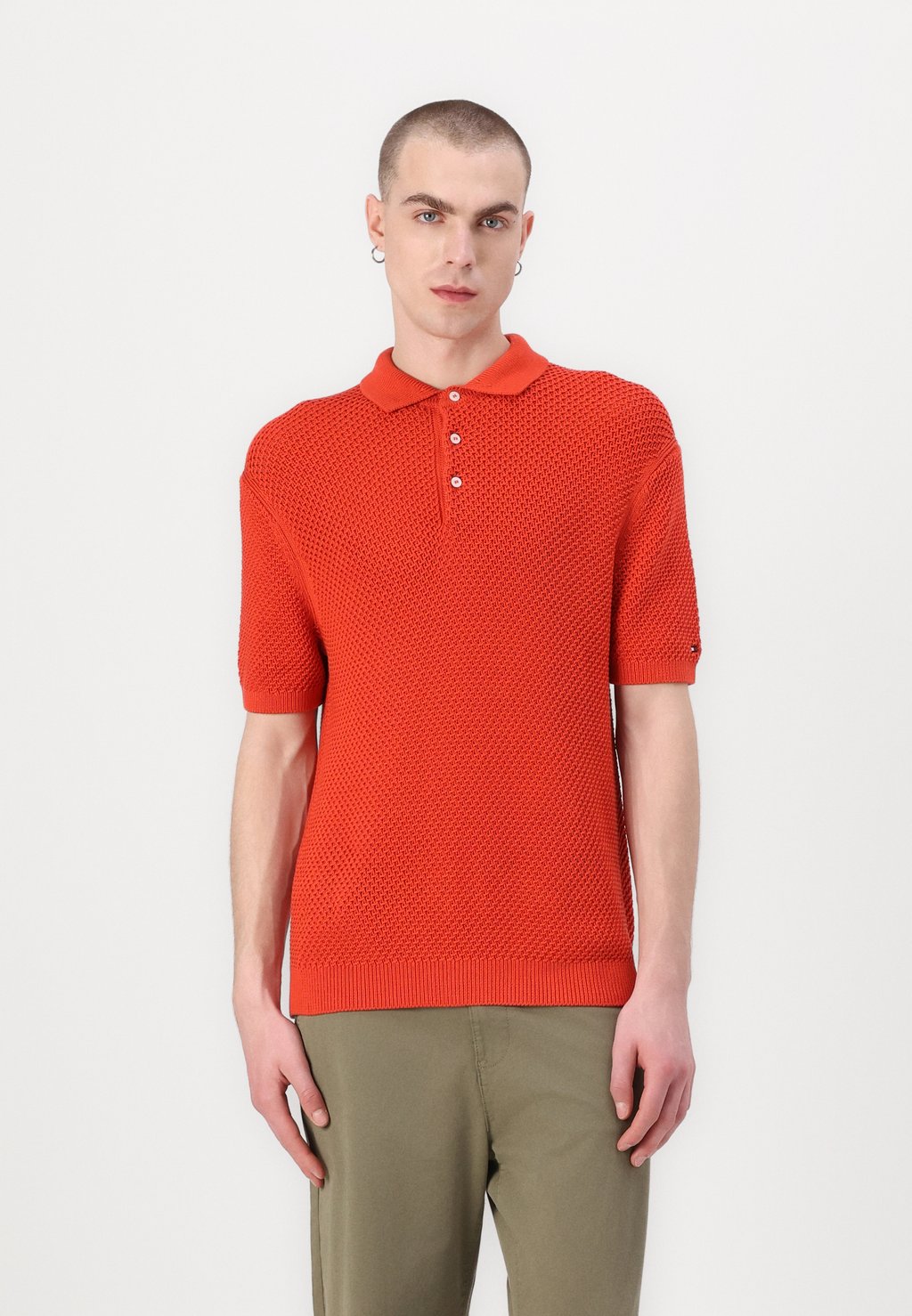 

Рубашка поло STRUCTURE Tommy Hilfiger, красный