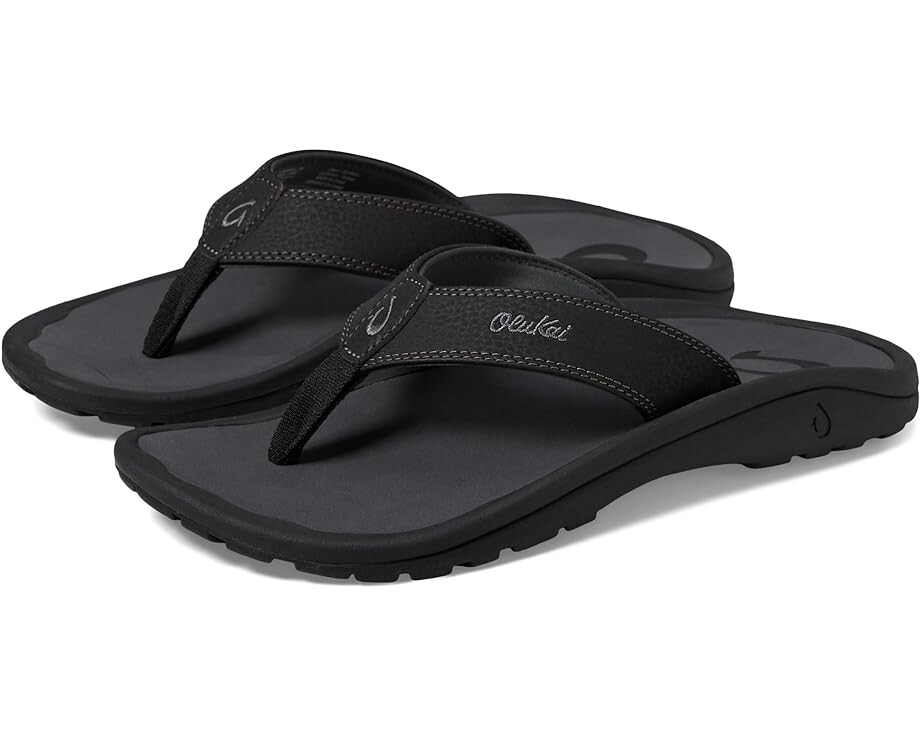 

Сандалии OluKai Ohana, цвет Black/Dark Shadow