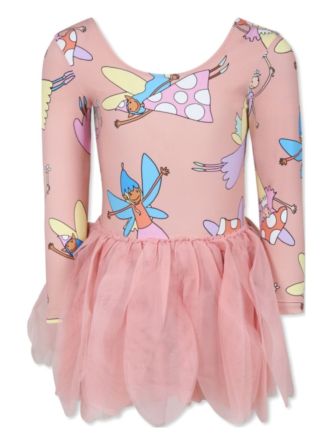 

Платье с принтом феи Stella McCartney Kids, розовый