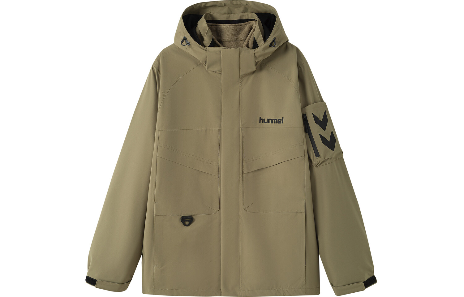 

Ветровка Куртка Унисекс Hummel, цвет Army Green 3-in-1 + Sweatshirt