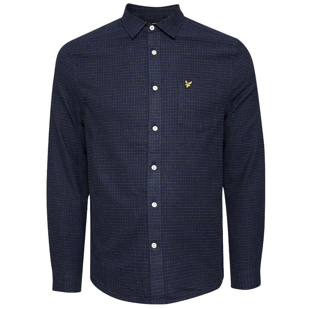 

Мужская рубашка с длинным рукавом в твидовую клетку Lyle & Scott Lyle And Scott