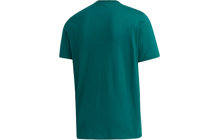 Футболка adidas neo Sports Round Neck Short Sleeve Green, зеленый — фото 2