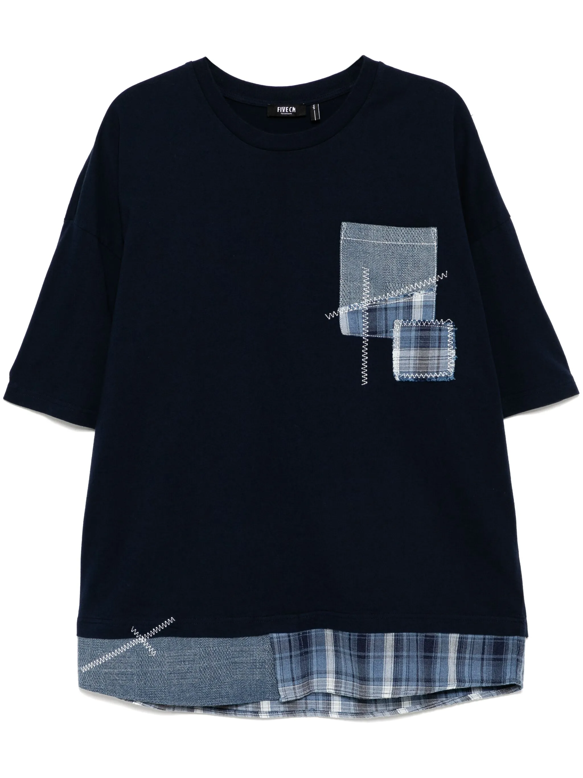 

Футболка с круглым вырезом Five Cm, синий