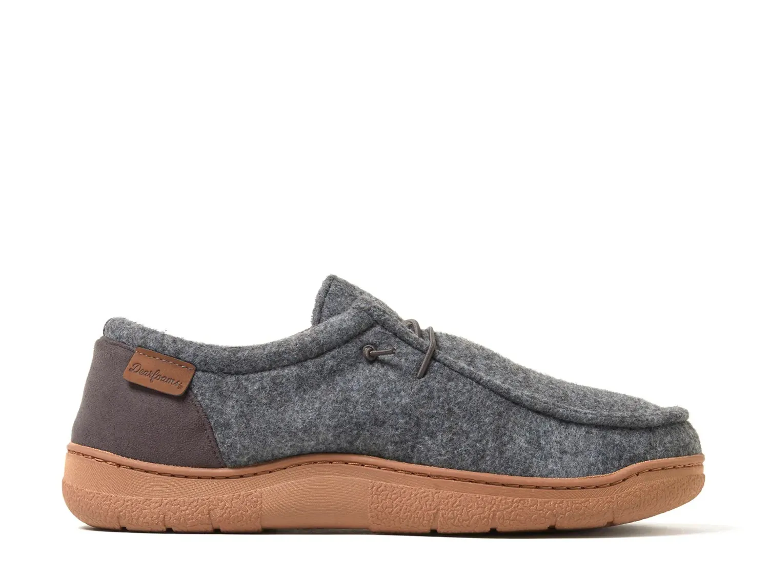 Тапочки Dearfoams Bennett Chukka Slipper — мужские, цвет серый — фото 2