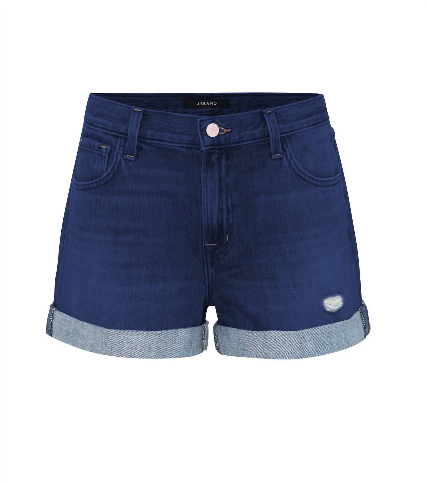 

Шорты Johnny Mid Rise синего цвета J Brand