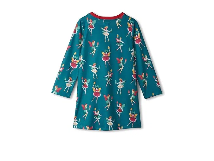 Ночная рубашка с принтом Long Sleeve Nightdress Hatley Kids Blue — фото 2