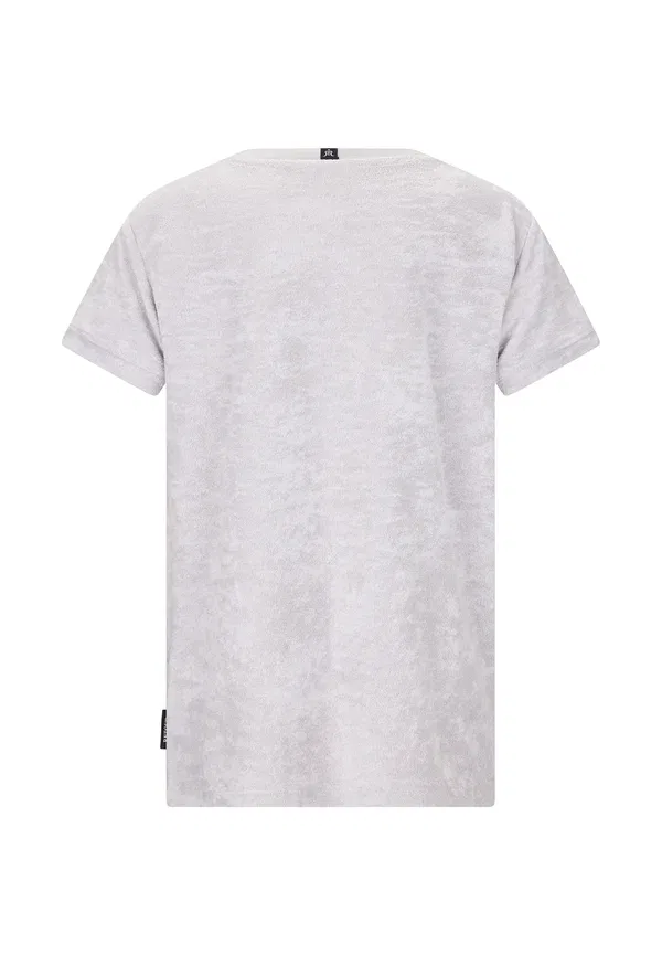 Футболка базовая Justo basic t-shirt Retour Jeans, светло-серый — фото 2