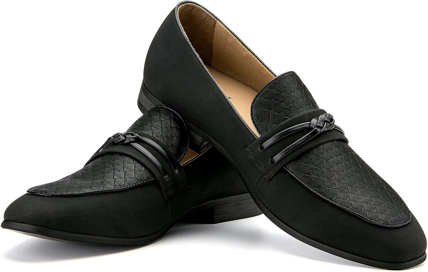 

Мужские туфли JITAI - повседневные лоферы из кожи и замши для мужчин, удобные туфли на низком каблуке, слипоны для свадьбы, деловых встреч и официальных мероприятий, черного или коричневого цвета