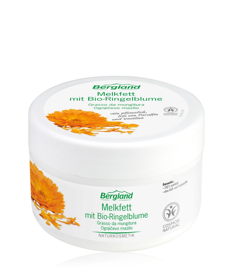 

Крем для тела Bergland Gesunde Haut Melkfett mit Bio-Ringelblume, 200 ml