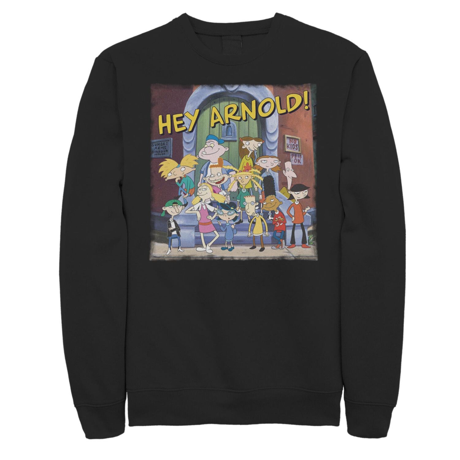 

Мужская литая флисовая куртка Hey Arnold Licensed Character