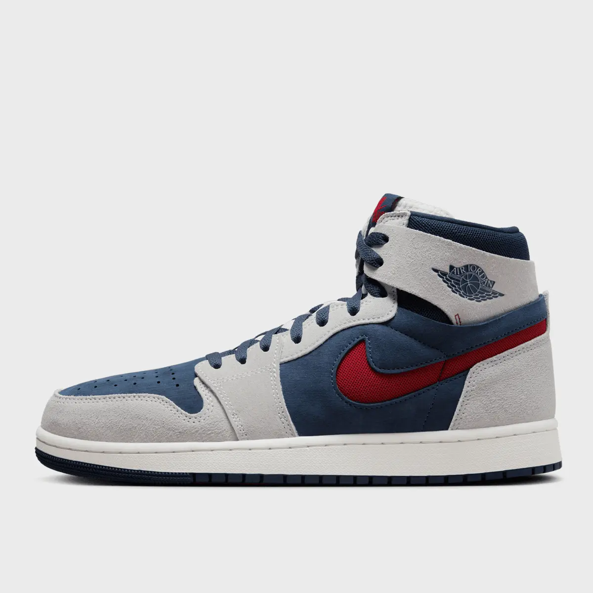 

Кроссовки Jordan Air Jordan 1 Zoom CMFT 2, серый/синий/красный