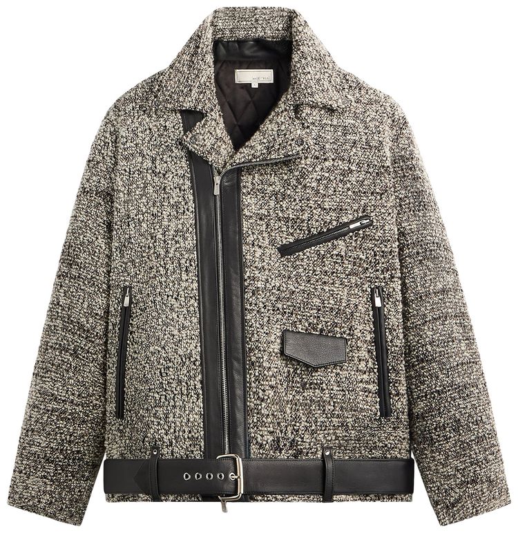 

Куртка Kith &Kin Plush Boucle Brian Moto, черный